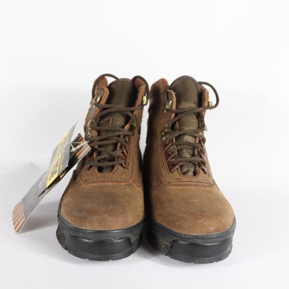 Vintage New Georgia Mens 7 Leather Lace Up Boots